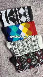 Kaos Kaki Motif Tribal OldSchool Panjang Distro Premium - Hosela Project