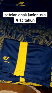 Jersey setelan anak laki laki/Jersey sport outdoor/kaos olahraga sepakbola/futsal/badminton/baju olahraga anak usia 4-13 tahun