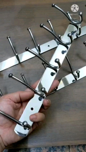 Móc treo quần áo trên dưới loại 5 móc 7 móc 9 móc gắn tường inox cao cấp