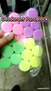 Parablock Deodorant (10pcs) Parablock Toilet Ubat Gegat Tandas Serai Wangi (10PCS/5PEK)(臭丸)