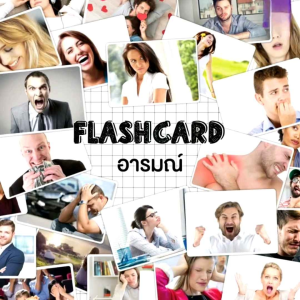 25 ใบ Flash Card Emotion ผ่าน A5 KP072 แฟลชการ์ดอารมณ์ จำนวน 25 ใบ อารมณ์ 2WinBookToys