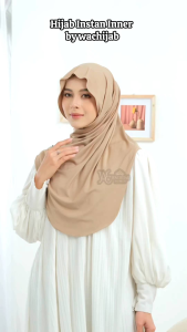 Hijab Instan Inner Jiso -Jilbab Iner Meleyot Bahan Jersey -Kerudung Wanita Muslimah Cantik