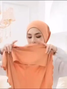 ASEEQAH 2in1 "Metal Tag" Instant Syria with Inner Hijab Premium Knitted Malaysian Tudung/ Sukob