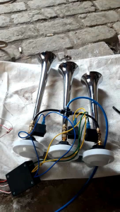 Klakson telolet 3 corong Air horn tech dan Modul 25 Nada terbaru remix