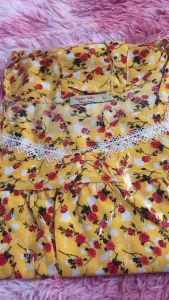 Đồ bộ vải lụa 100d quần lửng 40-55kg mặc vừa vải mềm thoáng mát nhẹ