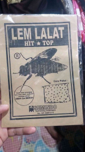 Lem Lalat Kertas / Lem Perangkap Serangga Ampuh Basmi Lekat - Khisan Store