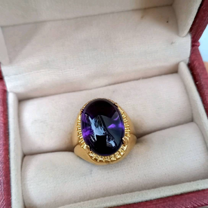 Cincin Batu Kecubung Kualitas Super
