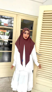 nila knit alsha premium jilbab instan segitiga knit
