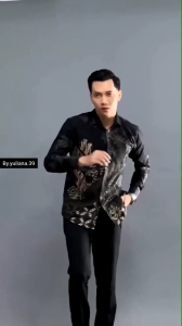 Kemeja Batik Pria Casual Lengan Panjang Slim Fit Premium Kemeja Batik Pria Full Furing Bahan Katun Primisima