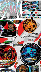 Stiker Sangkar Murai Motif Palestina Masterpiece