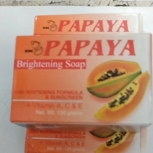 PAPAYA RDL BRIGHTENING SOAP 135g / sabun papaya batangan untuk kulit glowing dan mulus di jamin ASLI RDL 100%