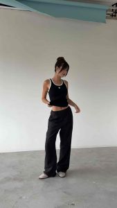 Litaf Perfect Trouser กางเกงขายาง ผ้า wool นำเข้า ผ้านุ่ม ทรงสวย