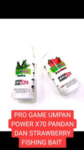 PRO GAME UMPAN POWER 70X PANDAN DAN STRAWBERRY FISHING BAIT