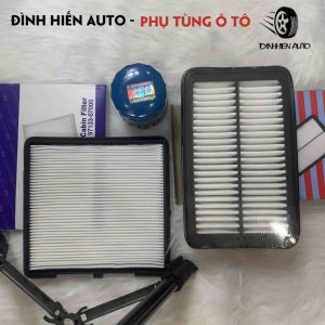 Combo 3 lọc xe Morning (2012-21): lọc gió động cơ lọc điều hoà & lọc nhớt (04000/1Y100/07000/2751/2Y500)