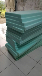 busa lembaran tebal 5x60x120 cm ready ukuran lain super lembut warna hijau untuk Alas Setrika DLL