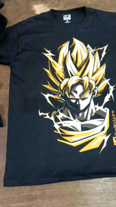 Kaos Dragonball Songoku Super Saiyan distro kartun superhero