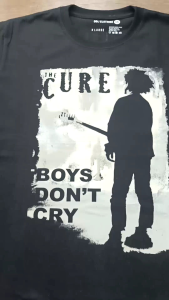 Kaos Band The Cure Boys Dont Cry Distro Cotton Black