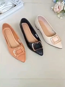 NF Shoes Delina 3cm: Sepatu Pantofel Wanita Heels