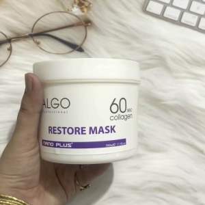 HẤP DẦU 1 PHÚT ( 60s) ALGO COLLAGEN RESTORE MASK PHỤC HỒI TÓC KHÔ XƠ HƯ TỔN 500ml