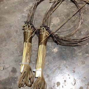 Giò thái chân đồng  xử lí màu khoen inox đúc không rỉ bộ hai muơi chân