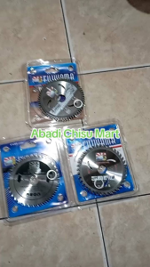 FUJIYAMA Saw Blade 4 inch Mata potong gerinda mata 72T 40 TCT 60 TCT Triplek MDF kayu akrilik fiber alumunium