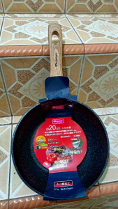 Yoshikawa Md 200-01 Wokpan Marble 20 Cm Bisa Di Kompor Induksi