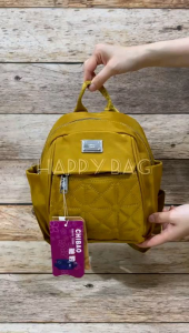 Tas Ransel Chibao Kanvas 4 Sleting CB0460: Tas Ransel Desain Modern