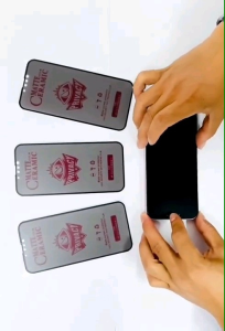 Aksesoris Smartphone Realme: Anti Gores Full Ceramic Hitam & Anti Radiasi Luffyman