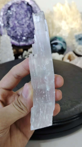 Natural Brazil High Gred Gypsum Selenite Crystal Point GS03 #SELENITE
