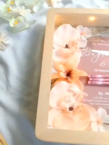 Frame Mahar Akrilik Pernikahan Azalea Mahar Mahar Akrilik Pernikahan Aesthetic Murah