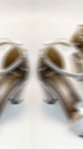 Bryan Shanon Dove Heels Nyaman Hak Tahu 5cm 9cm  36-40 41 42 43 Jumbo Oversize Bigsize Non-Kilap