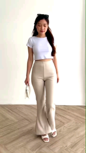 Flare Pants - Celana Highwaist Flare Pants - Highwaist Kulot Cutbray