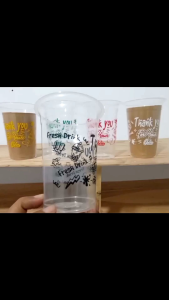 cup motif thank you 12oz datar