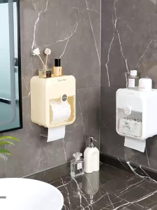 冰川纹壁挂纸盒