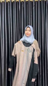 Gamis Premium Katun Madina Songket Mix Toyobo Non Busui Friendly Dress