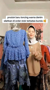 BAJU KEBAYA ANAK PEREMPUAN MODERN ROK DUYUNG USIA 3 12 TAHUN MODEL KEKINIAN