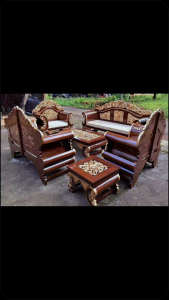 kursi tamu ukiran mewah kayu jati