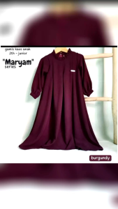 Gamis Anak perempuan 2-9 Tahun Elegan Mewah Crinkle Airflow COD