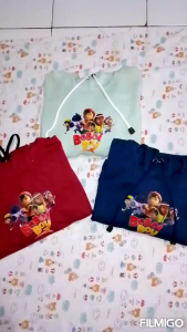 HOODIE SWEATER JAKET BOBOIBOY USIA 2 3 4 5 6 7 8 9 10 11 12 TAHUN/HOODIE SWEATER JAKET ANAK LAKI-LAKI PEREMPUAN COWOK CEWEK KEREN TERBARU MURAH