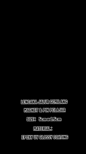 LENCANA JALUR GEMILANG MAGNET | TAG MAGNET BENDERA MALAYSIA | PELAJAR SIZE 5cm x 2.5cm | BENDERA MALAYSIA MATERIAL EPOXY