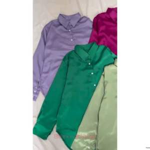 SHANE CLOTHING KEMEJA WANITA ZR SATIN LEMBUT LENGAN PANJANG