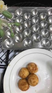 Rosita Cetakan Kue Takoyaki Cilor Poffertjes Telur 24 Lubang TYK24K