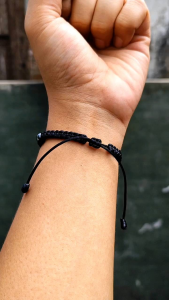 Gelang Couple Light dan Night Fury Akrilik UV Model Anyam