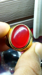 Cincin Batu Cempaka Merah Madu