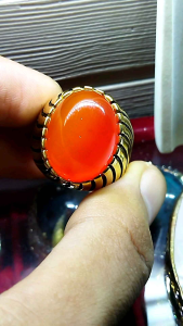 Cincin Batu Red Barron Semi Madu