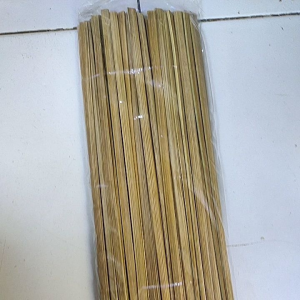 Tusuk/stick bambu gepeng 30 cm tumpul isi 50 pcs