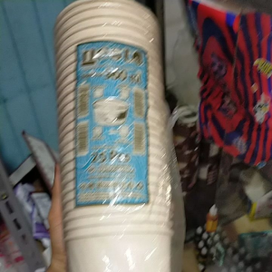 Paper Bowl Polos Putih NESTO Isi 25 Pcs ( TANPA TUTUP ) / Mangkok Kertas