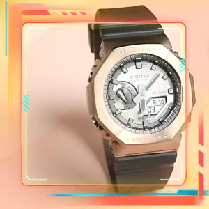JAM TANGAN ORIGINAL DIGITEC STEEL DAS-2119T WATER RESISTANCE