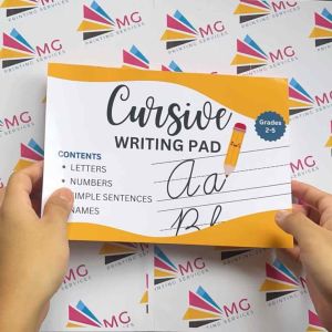 Customized Cursive Writing Pad for Grades 2 - 5 (75 Pages)