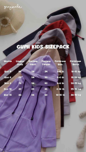 Jaket Hoodie Anak Perempuan Polos Model Zipper Gumi Kids Jacket Brown